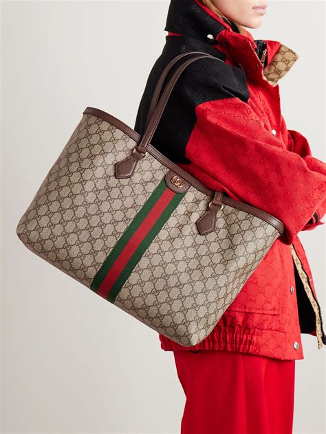 gucci small canvas bag|gucci coated canvas tote.